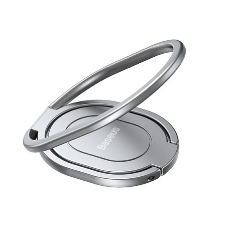 Накладка-держатель Baseus Rails Phone Ring Stand/Holder (серебристый)