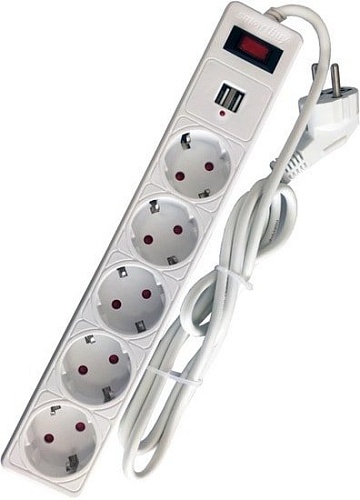 Сетевой фильтр SmartBuy SBSP-30U-W