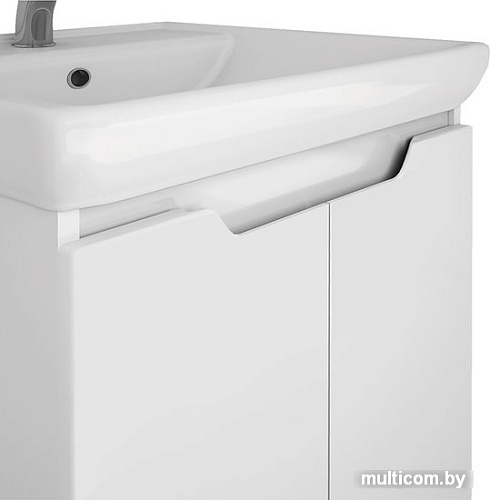 Мебель для ванных комнат Dreja Тумба под умывальник Q (D) 55 99.1007 (белый глянец)
