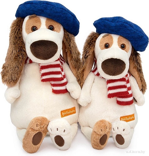 Классическая игрушка BUDI BASA Бартоломей в берете и шарфе Bart27-060