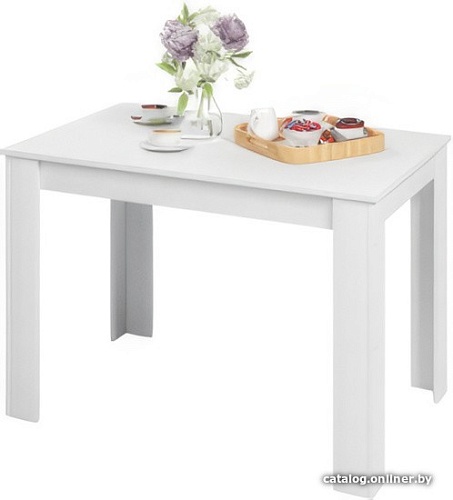 Кухонный стол ГМЦ Paprika 110x70 (белый)