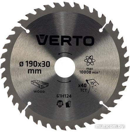 Пильный диск Verto 61H124
