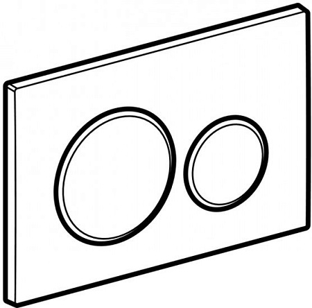 Панель смыва Geberit Sigma 20 New 115.882.JT.1 (белый\хром глянцевый)