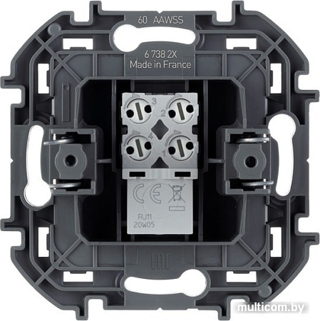 Розетка телефонная Legrand Inspiria 673822