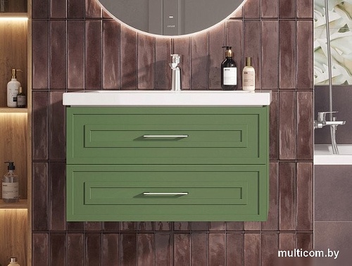 Cersanit Тумба под умывальник Classic 80 69092 (зеленый матовый)