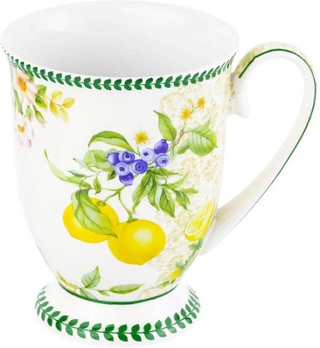 Чашка с блюдцем Elan Gallery Лимоны 420145