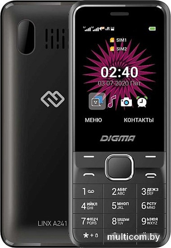 Мобильный телефон Digma Linx A241 (черный)