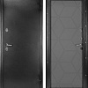 Металлическая дверь Guard Термо MG75 87х205 правая (черное серебро/серый)