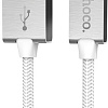 Кабель Hoco U49 microUSB (белый)