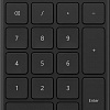 Цифровой блок Microsoft Number Pad (черный)
