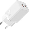 Сетевое зарядное Baseus GaN5 Pro Fast Charger C+C 40W CCGP180102 (белый)