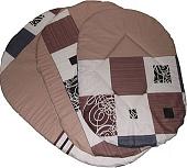 Лежак Cat House Овальный L (коричневый)