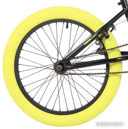 Велосипед Novatrack Wolf 2024 20BMX.WOLF.BK4 (черный)