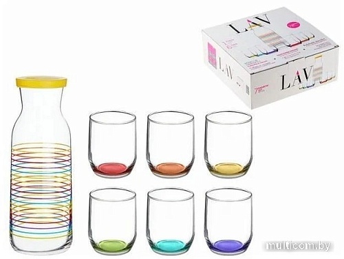 Набор стаканов для воды и напитков LAV Rainbows LV-RAINBOWS1