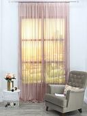 Тюль Amore Mio RR 31483-46090 3x2,9 м 13935 (брусника)