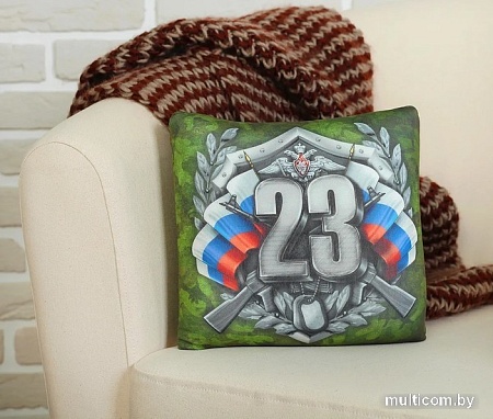 Декоративная подушка Mni Mnu 23 февраля 2771936