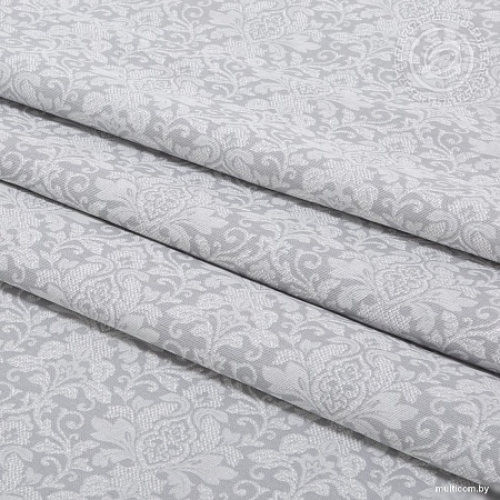 АртПостель Вензель серый для кухни с подхватом Ш.145.180