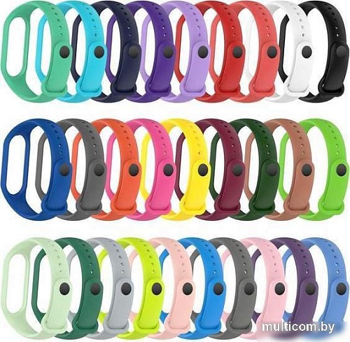 Ремешок Rumi силиконовый для Xiaomi Smart Band 7 (лавровый)