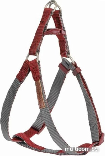 Шлея Camon DC119/O.05 (серый/красный)