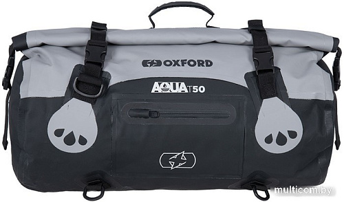 Спортивная сумка Oxford Aqua T-50 Roll Bag OL482 (серый/черный)