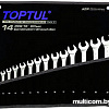 Набор ключей Toptul GPAB1404 14 предметов
