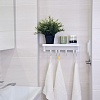 Swed House Полка Bathroom Shelf With Hooks R5180