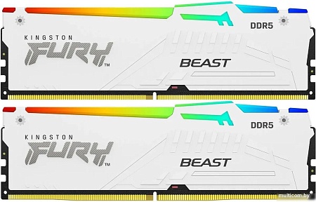Kingston FURY Beast RGB 2x32ГБ DDR5 6000 МГц KF560C36BWEAK2-64