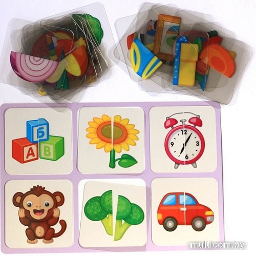 Развивающая игра Десятое королевство 10KOR Plastic Лото Половинки 04015