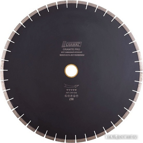 Отрезной диск алмазный Diamal DM230TS15