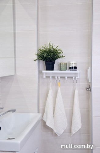 Swed House Полка Bathroom Shelf With Hooks R5180