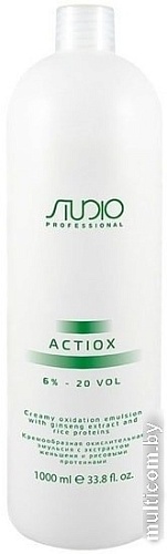 Kapous Professional Studio ActiOx с экстрактом женьшеня и рисовыми протеинами 6% 1 л
