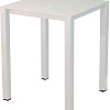 Стол Millwood Сеул керамогранит 60x60x75 (мрамор канцоне/металл белый)