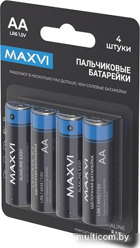 Батарейка Maxvi MBLR6ES4 AA 4 шт