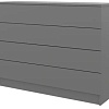 Комод Горизонт Нео 1050 4 ящика (серый графит)