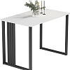 Кухонный стол Mio Tesoro Laim 100x60 (белый/черный)