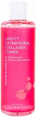 Jigott Тонер для лица Ultimate Real Collagen Toner 300 мл