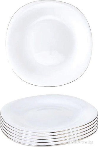 Набор обеденных тарелок Royal Garden Square Classic Gold C RG-C0040-6 (6шт)
