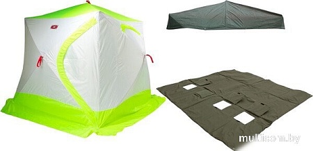 Медведь Куб-3 зимняя с полом Оксфорд 600 и накидкой