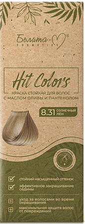 Гель-краска Белита-М Hit Colors 8.31 Солнечный лен