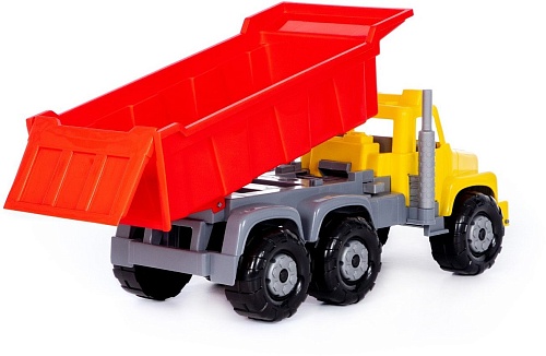 Самосвал Полесье Супергигант 96630 (желтый/красный)