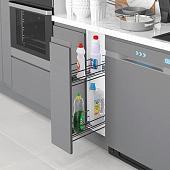 Вставка в полку Starax 200 S-2213-C (боковое крепление, хром)