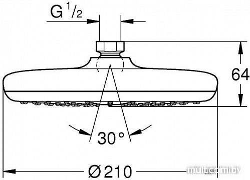 Верхний душ Grohe Tempesta 210 26408000