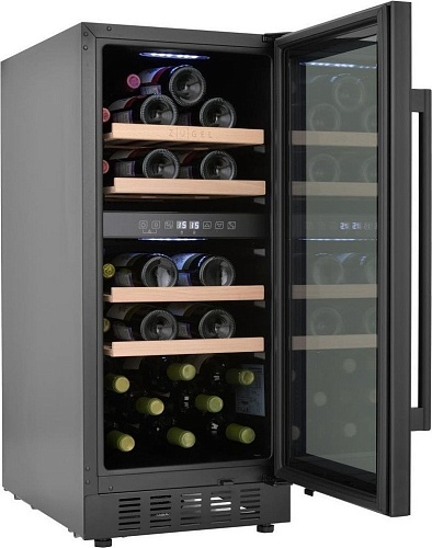 Винный шкаф ZUGEL ZCWI310DB Dual Zone