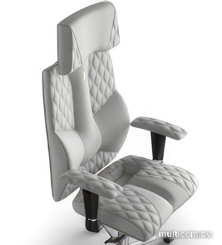 Кресло Kulik System Business Design (экокожа, белый с подголовником)