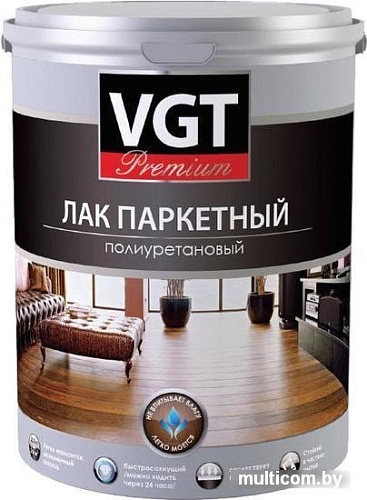 Лак VGT Полиуретановый паркетный 2.2 кг (глянцевый)