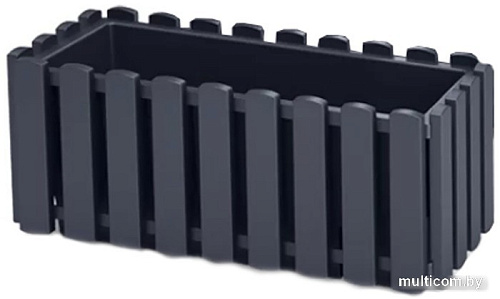 Вазон Prosperplast Boardee Fencycase W DDEF400W-S433 (антрацит)
