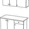 Кухня Горизонт Point 150 (белый)