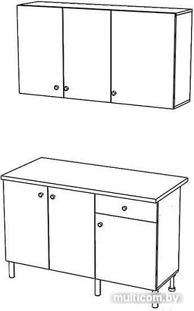 Кухня Горизонт Point 150 (белый)