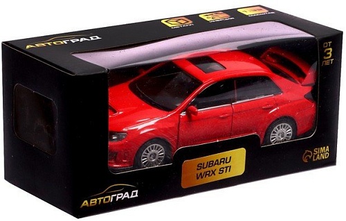 Легковой автомобиль Автоград Subaru Wrx STI 7335832 (красный)