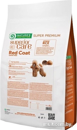 Сухой корм для собак Nature's Protection SC Red Coat Grain Free Lamb (1.5 кг)
